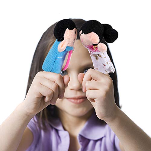 Joinfun Marionetas de Dedo Animales y Familias para Niños Bebe 28Piezas Cartoon Animal Hand Toys Infantes Niños pequeños Cuento Educativo Hora