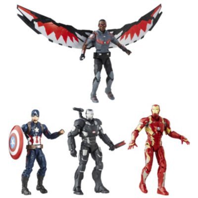Juego de 4 figuritas Capitán América: Civil War, de la serie Marvel Legends