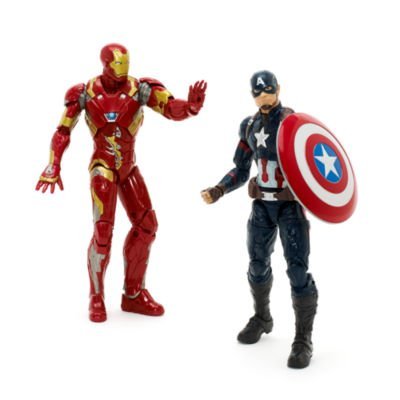Juego de 4 figuritas Capitán América: Civil War, de la serie Marvel Legends