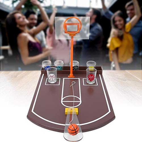 Juego de baloncesto con vaso de chupito, divertidos juegos de cerveza de mesa para aliviar el estrés, bebida casera de vino duradera para adultos, bar, niños