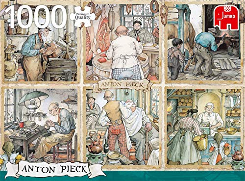 Jumbo- Anton Pieck Craftmanship 1000 pcs 1.000, Multicolor (18817) , color/modelo surtido