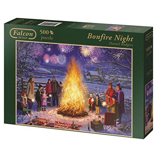 Jumbo pcs Bonfire Night, Puzzle de 500 Piezas (611121)