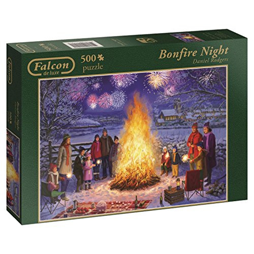Jumbo pcs Bonfire Night, Puzzle de 500 Piezas (611121)