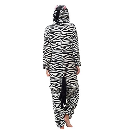 Katara (10+ Modelos) Kigurumi Pijamas Disfraz Animal Halloween Adultos  Cebra Talla 155-165cm , color/modelo surtido