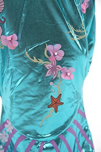 Katara- Disfraz de Ariel para niñas, Color turquesa, 7-8 años (Etiqueta 140) (1777)