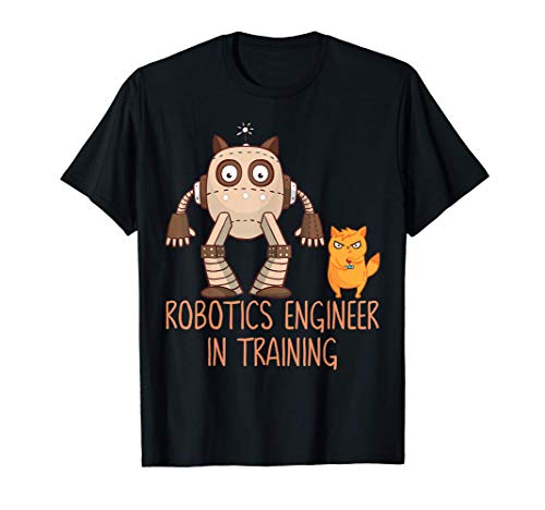 Kids Battle Robot Cat Gift Robotics Engineer for Boys Girls Camiseta