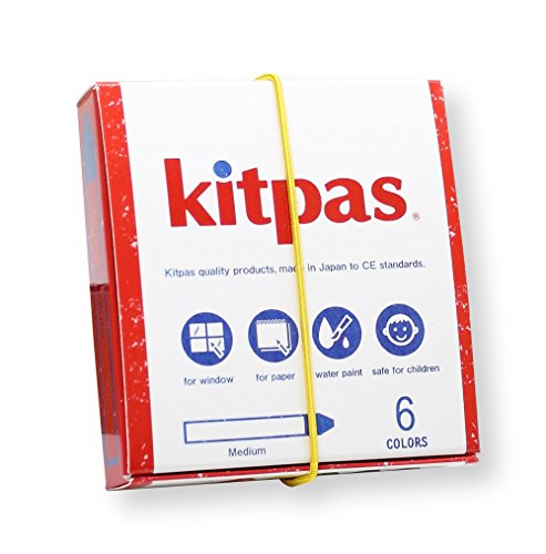 Kitpas - Lápices de colores (tamaño mediano, 6 colores)