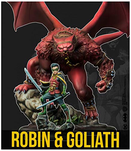 KNIGHT MODELS Juego de Mesa - Miniaturas Resina DC Comics Superheroe - Batman - Robin & Goliath