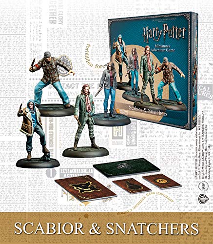 KNIGHT MODELS Juego de Mesa - Miniaturas Resina Harry Potter Muñecos Mini Adventure Scabior & Snatchers English Version