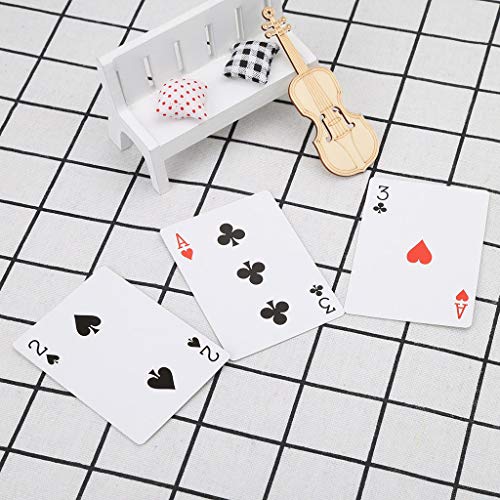 Kofun Truco de 3 Cartas, Magic Toy Three Card Monte Poke Trick Tarjeta de Cambio instantáneo Fácil de Jugar Transitoria Tres Cartas