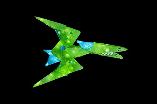 Kosmos- CREATTO Drache 3D-Leuchtfiguren entwerfen Juego de Manualidades para dragón, avión, pájaro o libélula, Color Azul Cielo. (3523)
