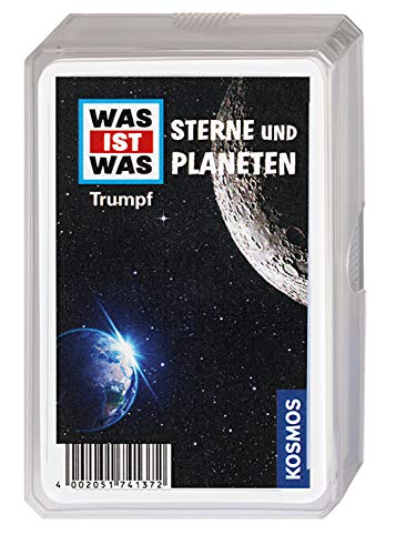 KOSMOS Was ist Was, Sterne und Planeten 741372 – Juego de Cartas de Estrellas y Planetas (Idioma español no garantizado)