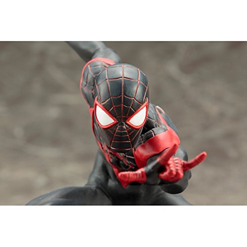 Kotobukiya kmk205 1: 10 Escala Miles Morales Spider Man Artfx + Estatua