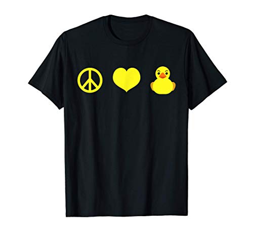 La paz. El amor. Pato de Goma | Patito de Goma Quack Camiseta