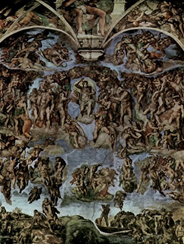 Lais Puzzle Miguel Ángel Buonarroti - El Juicio Final, Fresco en la Pared del Altar de la Capilla Sixtina 100 Piezas
