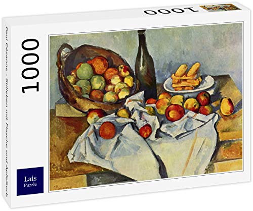 Lais Puzzle Paul Cézanne - Bodegón con Botella y Cesta de Manzanas 1000 Piezas
