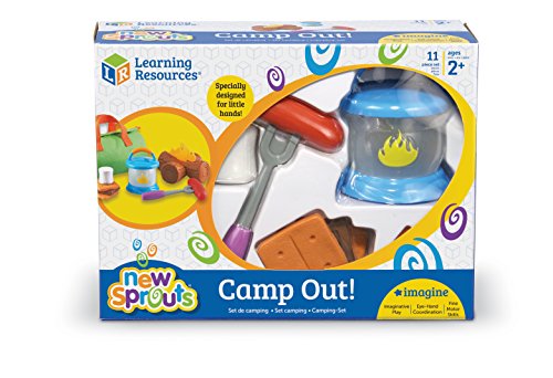Learning Resources-Mi Propio Set de Acampada Camp out de New Sprouts, Color (LER9247)