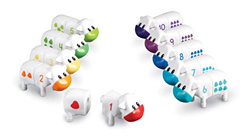 Learning Resources- Vacas para Contar Snap-n-Learn, Color (LER6707)
