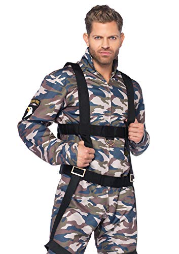 Leg Avenue- Paratrooper Hombre, Color Camuflaje, Large (LegAvenue 85279)