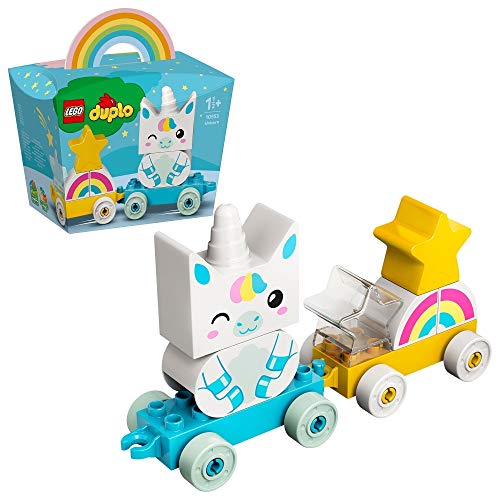 LEGO 10953 DUPLO Mi Primer Unicornio, Tren de juguete para Niños y Niñas a Partir de 1,5 Años, Juguete Educativo para Preescolares