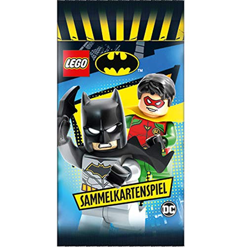 LEGO 180491 - Cartas coleccionables de Batman, Paquete de iniciación, Carpeta Coleccionable, un Booster y una Tarjeta Dorada Limitada, Multicolor
