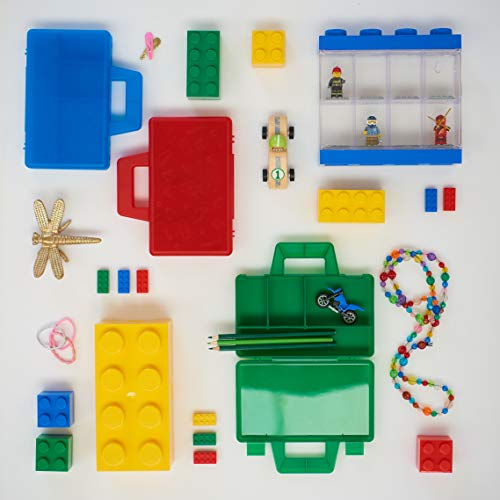 Lego 4012 - Caja de almacenaje, diseño de pieza de Lego, color rosa