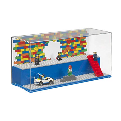 Lego 40700002 Play & Display Case-Iconic, Azul