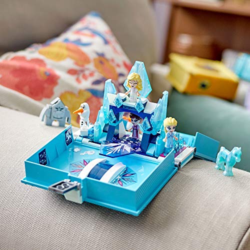 LEGO 43189 Disney Frozen 2 Cuentos e Historias: Elsa y el Nokk, Set Portátil, Juguete de Viaje para Niños y Niñas