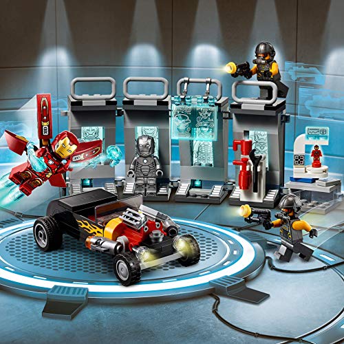 LEGO- Armería de Iron Man Marvel PT Juego de construcción, Multicolor (76167)