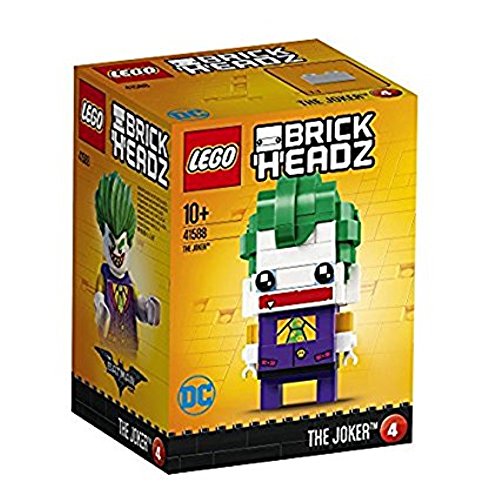 LEGO Brickheadz - The Joker, Figura de Juguete del Villano Enemigo de Batman (41588)
