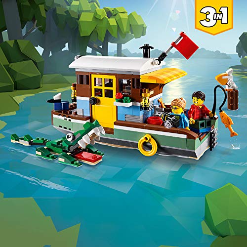 LEGO Creator - Casa Flotante del Río, juguete creativo de barco para construir (31093) , color/modelo surtido