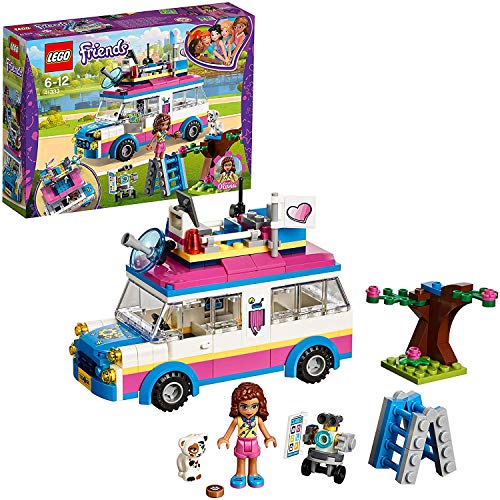 LEGO Friends - Vehículo de Operaciones de Olivia, Set de Construcción con Mini Muñeca y Gato para Niñas y Niños de 6 a 12 Años, Incluye Vehículo (41333)