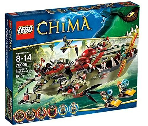 LEGO Legends of Chima - Sets de Juego: El Buque cocodrilo de Cragger (70006)
