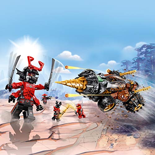 LEGO Ninjago - Perforadora de Cole, samurai gigante de juguete divertido de construcción para aventuras de ninjas (70669)