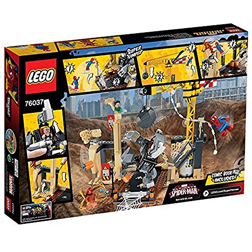 LEGO - Rhino y Sandman: equipo de Supervillanos, multicolor (76037) , Modelos/colores Surtidos, 1 Unidad