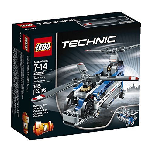 LEGO Technic - Helicóptero de Doble hélice, Juegos de construcción (42020)