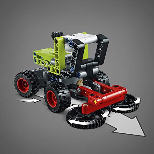 LEGO Technic - Mini CLAAS XERION, Juguete de Construcción 2 en 1, Transfórmalo en una Cosechadora y Cortadora, Set a Partir de 7 Años (42102)