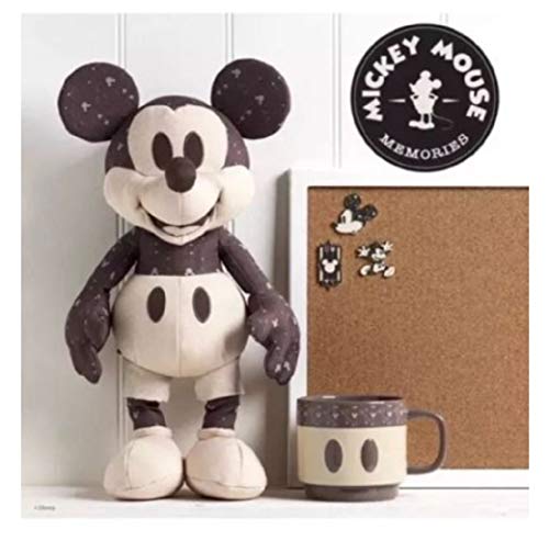 limited Disney Mickey Mouse Memories Collection Set # 11 Edición Noviembre Set de 3 Felpa, juego de alfileres y taza