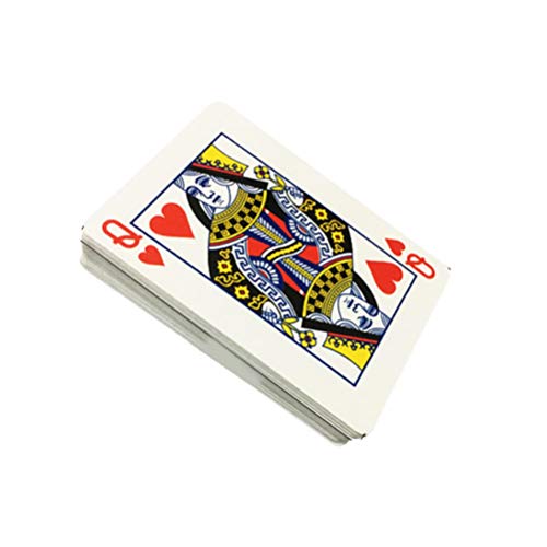 LIOOBO 2 Piezas de Naipes Marcados Secreto Secreto Marcado Cartas Divertidas Cartas de Póker Trucos Prop para El Rendimiento de La Fiesta