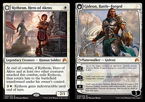 Magic The Gathering - Kytheon, Hero of Akros // Gideon, Battle-Forged (023/272) - Origins by