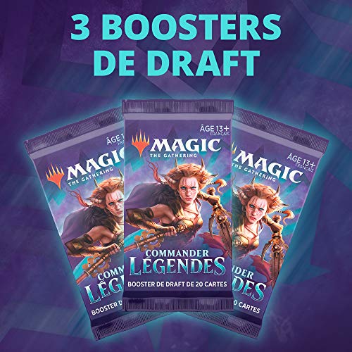 Magic: The Gathering - Pack de 3 potenciadores para Comando legendes