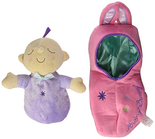 Manhattan Toy Snuggle Pod Hunny Bunny - Muñeca de bebé con Saco de Dormir para niños de 6 Meses y más