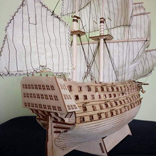 Maquetas De Barcos De Madera Para Construir Ensamblaje de kits de construcción Modelo de barco de madera Diy Montado Royal Navy Modelo de madera Naves The Victory Velero Kit de juguete de modelado