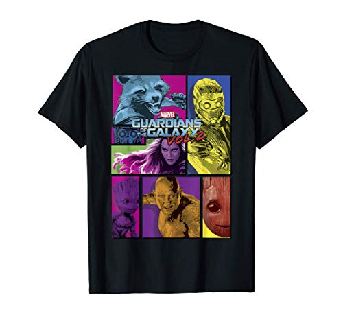 Marvel Guardians of the Galaxy 2 Team Puzzle Camiseta