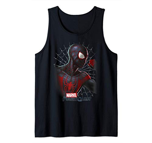 Marvel Puzzle Quest Spider-Man Profile Portrait Camiseta sin Mangas