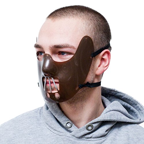 Máscara de psicópata al estilo de Hannibal Lecter