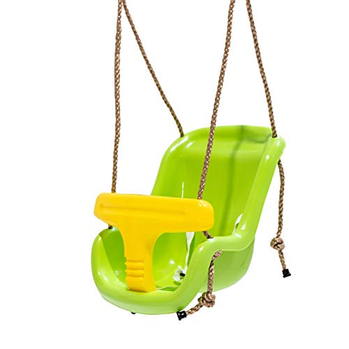 | MASGAMES | Columpio de madera individual KELUT| con silla de bebé | madera tratada | anclajes incluidos | uso doméstico |