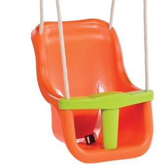 | MASGAMES | Columpio de madera triple ETNA | 2 asientos planos de plástico + silla de bebé con respaldo | madera tratada | anclajes incluidos | uso doméstico |