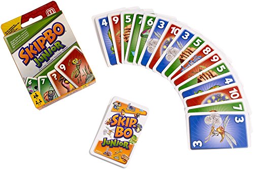 Mattel T1882-0 - Juego de cartas Skip-Bo Junior