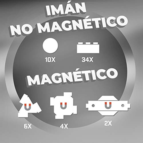 Mega Construx Magnext 5 en 1 Mag-Explorers, juego de construcción con imanes para niños +5 años (Mattel GFF26) , color/modelo surtido